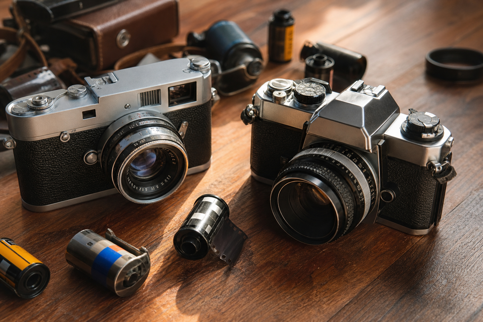 Appareils photo argentiques vintage